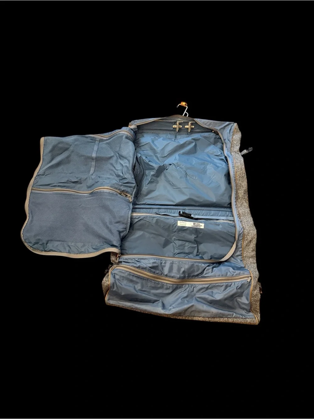 Hartmann Garment Bag Suits Gear Tweed Leather Brass Luxury Luggage Suitcase